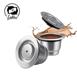 Капсулы для кофе Nespresso многоразовые, фильтр для кофе из нержавеющей стали, эспрессо, Crema pod, новая модернизация от производителя