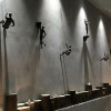 Креативный фон из смолы для скалолазания, человек, подвесное украшение на стену, скульптура, статуя, фигурки, подарок, ретро ремесла, домашний декор