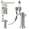 Аквариум DIY Регулятор CO2 Электромагнитный клапан Бульбашковый счетчик CO2 Маленькая газовая бутылка 3-8UNF Аквариум CO2 Редукционный клапан
