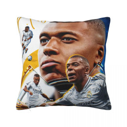 Декоративные наволочки для футбола KM M-Mbappes Merch Home Soccer Наволочка квадратная, разные размеры