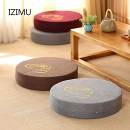 IZIMU 40X6CM йога медитации пеп твердая текстура медитации спинка заднего сиденья подушка татами японский снимается и стирается