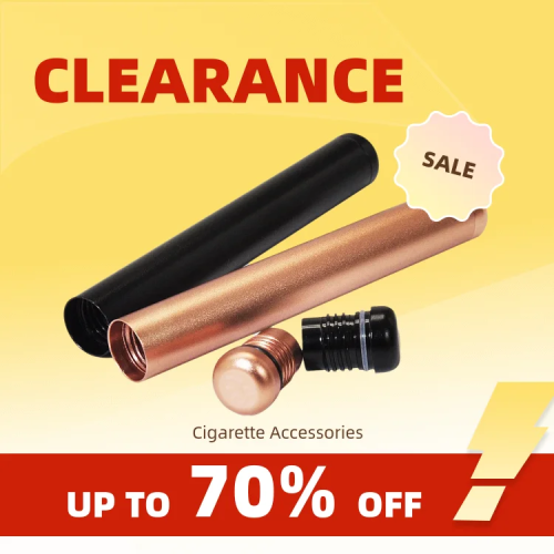 Clearance_110MM алюминиевый герметичный контейнер для хранения трубок, легкий мундштук, устойчивый к запаху, водонепроницаемые аксессуары для курения