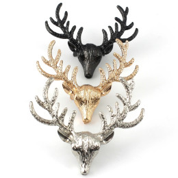 1pcs Metal Cute Deer clasp buckle conchos Buckles Bag Purse Hat Decor Hardware DIY Leather Craft Accessory Golden 60mm (1-3/8")