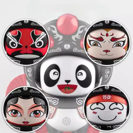 Креативная кукла Sichuan Opera, меняющая лицо, 2025 г., уменьшающая стресс, с меняющимся лицом в одной секунду в качестве подарка для подруги