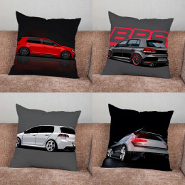 Автомобильная спортивная наволочка G-Golf G-GTI для дома, спальни, автомобиля, офиса, украшение для гостиной, дивана, наволочка, подходит