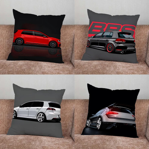 Автомобильная спортивная наволочка G-Golf G-GTI для дома, спальни, автомобиля, офиса, украшение для гостиной, дивана, наволочка, подходит