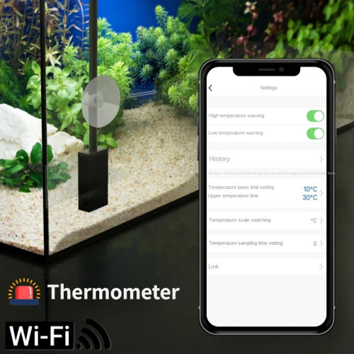 Интеллектуальный аквариум с Wi-Fi, высокоточный термометр для аквариума, аквариумный трубчатый измеритель температуры воды