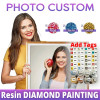 Смола Фея Пыль AB кристалл фото на заказ полная квадратная дрель 5D DIY алмазная живопись частная вышивка крестиком 3D 5D декор для вышивки