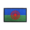 Нашивки с нашивками Rom Gypsy Romani, вышитая нашивка на липучке, утюг на вышивке, значок в стиле милитари в полоску