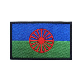 Нашивки с нашивками Rom Gypsy Romani, вышитая нашивка на липучке, утюг на вышивке, значок в стиле милитари в полоску