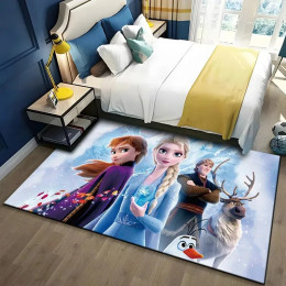 MINISO Disney ковер «Холодное сердце» для девочек, комната принцессы, нескользящий мягкий напольный коврик для гостиной, спальни, украшение для дома