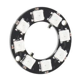 Совершенно новое светодиодное кольцо, 1 шт., полноцветное RGB WS2812, 5 В, индивидуальное адресное светодиодное кольцо RGB NeoPixel для ArduinoWS2812