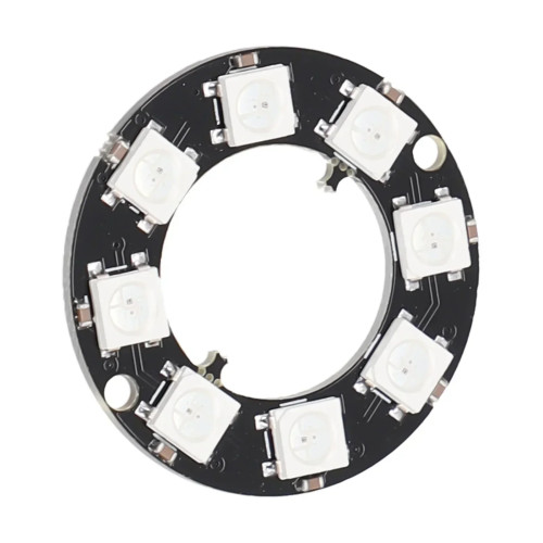 Совершенно новое светодиодное кольцо, 1 шт., полноцветное RGB WS2812, 5 В, индивидуальное адресное светодиодное кольцо RGB NeoPixel для ArduinoWS2812