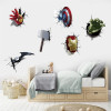 MINISO мультфильм Мстители DIY наклейки на стену для детской комнаты Marvel супергерой постер фильма гостиная спальня украшение стены
