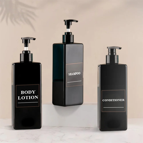 3 шт. 17,6 Великобритания FL OZ дозатор мыла для ванной комнаты многоразовый ручной насос дозатор бутылка ванная комната гель для душа шампунь контейнер для бутылки