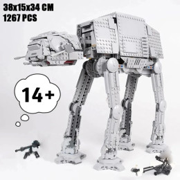 MINISO космический фильм AT-AT строительные блоки кирпичи модель «сделай сам» из 75288 с фигурками игрушки для детей рождественские подарки