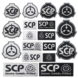 SCP Foundation логотип вышивка нашивка сверхъестественное любители крючок петля нарукавная повязка значок аппликация для куртки джинсовая сумка рюкзак одежда