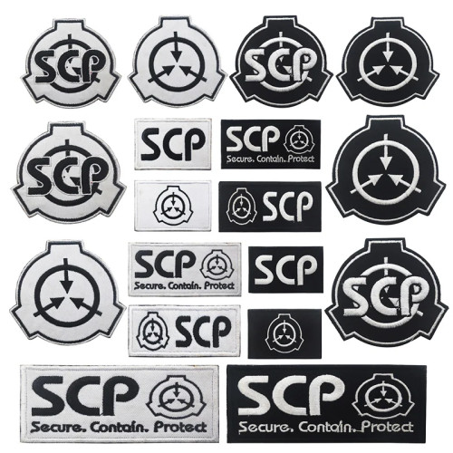 SCP Foundation логотип вышивка нашивка сверхъестественное любители крючок петля нарукавная повязка значок аппликация для куртки джинсовая сумка рюкзак одежда