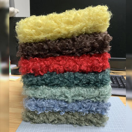 40x45 см 1 шт. Новая ткань для Тедди плюшевая мягкая гранулированная плюшевая ткань «сделай сам» материал ручной работы Одежда Игрушка овечья шерсть ткань