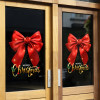 Christmas Window Stickers -1 piece of holiday glass sticker, electrostatic adsorption, no need for power supply