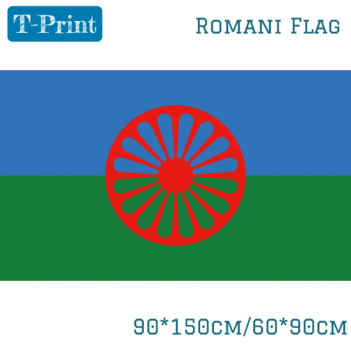 Rom Цыганский флаг Романи 3x5 футов 90x150 см 60x90 см