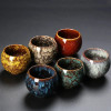 Чайные чашки Temmoku Glaze Kung Fu, керамическая Одиночная чашка FamBe Master, всегда стоящая суб-чашка Jianzhan Glaze Change Dragon Egg, чашка 120 мл