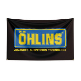 Флаг гоночного автомобиля Ohlins для декора, 3x5 футов
