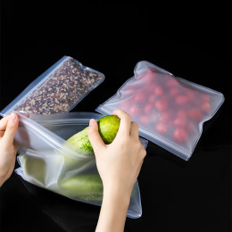Пакет для хранения пищевых продуктов EVA, пакет для хранения пищевых продуктов, герметичный пакет для фруктов и овощей, многоразовый пакет для хранения пищевых продуктов #3940