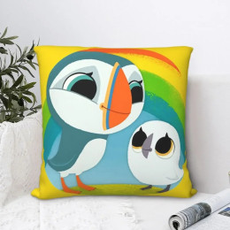 Дошкольные подарки Puffins, Ирландское побережье, Ирландская квадратная наволочка, наволочка для подушки, комфортная подушка, наволочка для подушки