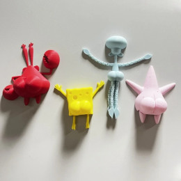 Магнит на холодильник Plankton, веселое и интересное украшение для кухни, карнавальный предмет домашнего декора.