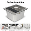 Коробка для кофе, мусорная корзина для эспрессо для бариста, противоскользящая мусорная корзина для эспрессо, мусорная корзина для кофейной гущи, ведро