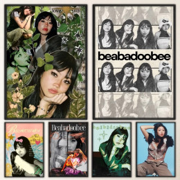 Постер Beabadoobee, необычная Наклейка на стену для гостиной, бара, винтажная декоративная живопись, средний