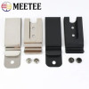 Meetee 2-10 шт. металлические зажимы с пряжкой для ремня, кошелька, сумки, пружинная застежка, поясная петля, отверстия для винтов, крючки, брелок «сделай сам», фурнитура, аксессуары