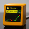 GeekMagic NerdMiner BitCoin Криптовалюта, складки, фьюги, частота обмена валюты, трекер цены, дисплей погоды для часов