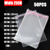 50pcs/set Width 25cm Storage Bags Clear Self Adhesive Seal Plastic Packaging Resealable Cellophane Opp Poly Bags Gift Bags