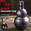 Теплоизоляционная чашка из нержавеющей стали Wukong Theme Gourd Style 304 — черная, портативная, для косплея, для наружного использования