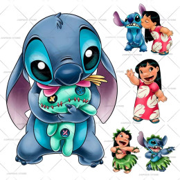 Нашивка Disney Stitch, мультяшные теплопередачи для детской одежды, наклейки на одежду, виниловая наклейка Iion для детской одежды, подарок «сделай сам»