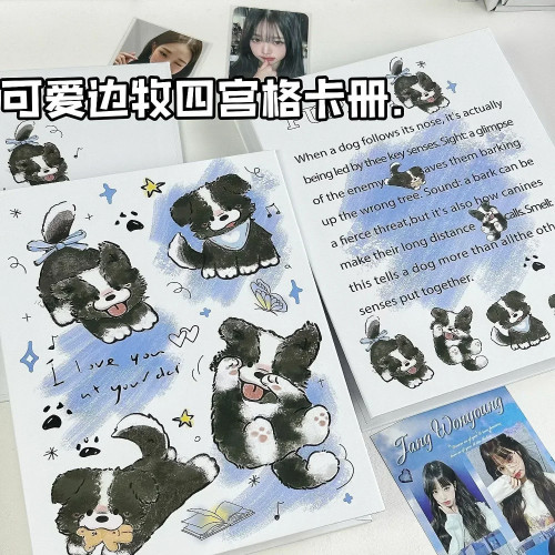 IFFVGX Dog A5 Держатель для фотокарт Kpop Idol Фотоальбом Фотокарточки Коллекционная книга Альбом Para Fotografias Принадлежности для фотокарточек