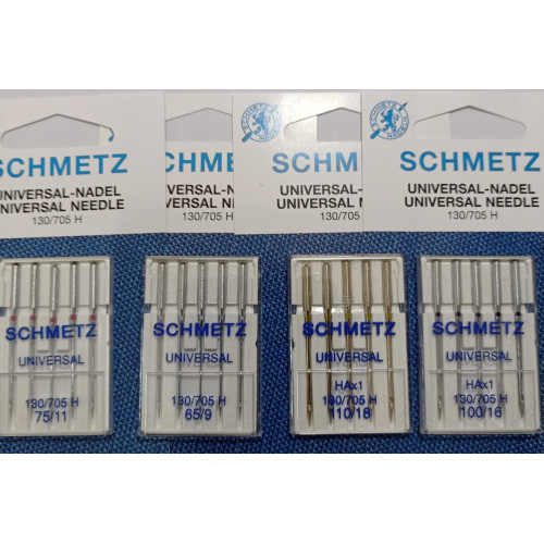 5шт иглы SCHMETZ UNIVERSAL HA x 1,130/705H, размер 15x1 # 9 # 11 # 12 # 14 # 16 # 18. для певицы Джуки брат bernina pfaff janome