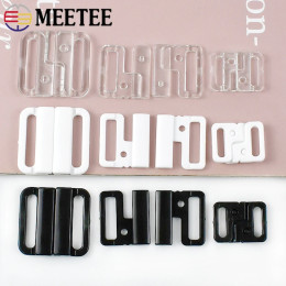 20/50 комплектов Meetee 10-25 мм, пластиковые пряжки, бюстгальтер, нижнее белье, регулятор ремня, застежка-бабочка, крючки для пуговиц, аксессуары для шитья своими руками