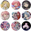 58 мм милая аниме Puella Magi Madoka Magica жестяная брошь, значок фигуры, броши ручной работы, нагрудник для рюкзака Clo