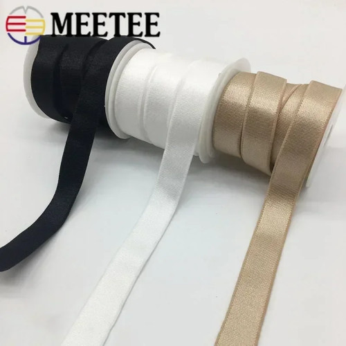 10/20 метров Meetee 6-30 мм нейлоновые эластичные ленты для нижнего белья, плечевой ремень для бюстгальтера, резиновая лента для одежды «сделай сам», швейные аксессуары