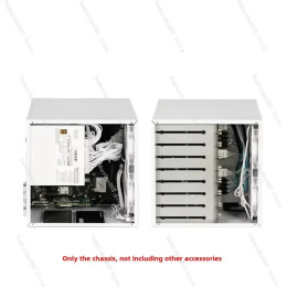 Блок питания ATX, PCIe полной высоты MATX, хранилище Qunhui AIO, 8-полосный NAS-шасси UNRAID Sagittarius с отложным платом