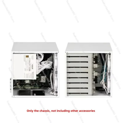 Блок питания ATX, PCIe полной высоты MATX, хранилище Qunhui AIO, 8-полосный NAS-шасси UNRAID Sagittarius с отложным платом