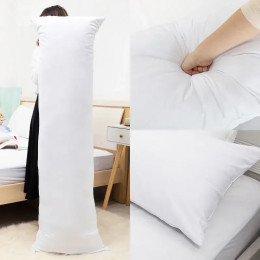 Длинная подушка, внутренняя белая подушка для тела, аниме Dakimakura, прямоугольная подушка отаку, домашняя спальня, белое постельное белье, большая подушка для сна