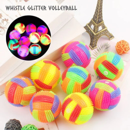 LAMGOOL Светящийся шар Игрушка для собак Led Puppy Bouncy Chew Dog Ball Молярная игрушка Цветной световой шар для домашних животных Интерактивные игрушки для кошек Маленькие собаки
