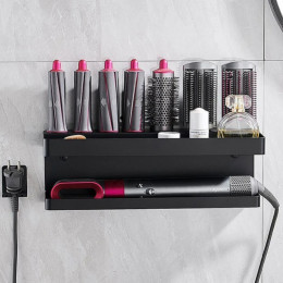 Для Dyson Airwrap сверхзвуковая настенная многофункциональная полка для хранения Dyson, палочка для волос, полка для сушки, органайзер для ванной комнаты, аксессуары