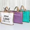 30/50/100 pieces customized logo shopping bags with handles plastic gift bags wedding party clothing store event packaging bags