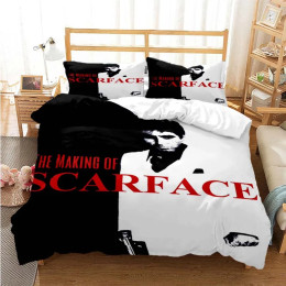 Комплект постельного белья Tony Montana Scarfaces для мальчиков и девочек, пододеяльник размера Twin Queen, наволочка, кровать для детей и взрослых, домашний текстиль, текстиль