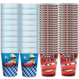 Disney Cars Lightning Mcqueen вечерние украшения чашки 10 шт./лот для девочек и мальчиков пользу детская чашка для дня рождения принадлежности для детского душа